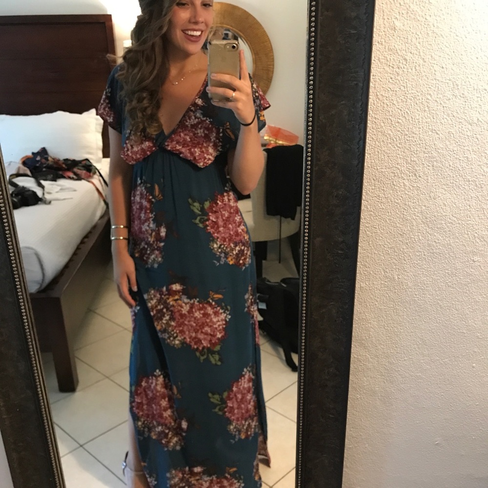 Floral maxi dress